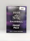  Preview image for Lot# 201 - 2026 Leaf Metal Baseball 1/1  