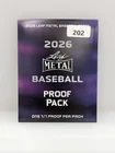  Preview image for Lot# 202 - 2026 Leaf Metal Baseball 1/1  
