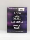  Preview image for Lot# 205 - 2026 Leaf Metal Baseball 1/1  