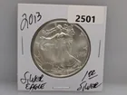  Preview image for Lot# 2501 - 2013 1oz .999 Silv Eagle $1  