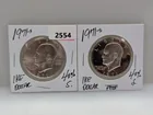  Preview image for Lot# 2554 - (2) 1971-S 40% Silv Ike $1 D 