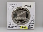  Preview image for Lot# 2544 - 1987-S 90% Silv PF US Consti 