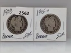  Preview image for Lot# 2562 - 1908 & 1915-S 90% Silv Barbe 