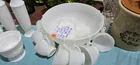  Preview image for MILKGLASS PUNCH BOWL / CUPS 