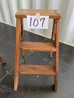  Preview image for Lot# 107 - Small wooden step ladder 