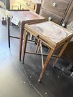  Preview image for Lot# 139 - 2 small square tables, scallo 