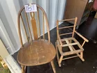  Preview image for Lot# 181 - 2 vintage rockers, wood 