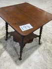  Preview image for Lot# 194 - Claw foot antique end table 