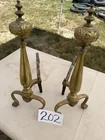  Preview image for Lot# 202 - Vintage brass fireplace & iro 