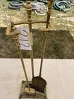  Preview image for Lot# 212 - Brass fireplace tools 