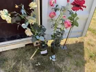  Preview image for Lot# 217 - 2 rose flower decorations, pl 
