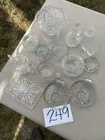  Preview image for Lot# 249 - Clear glass, various pieces 