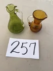  Preview image for Lot# 257 - 2 stained glass pitchers, sma 