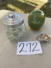  Preview image for Lot# 272 - Sift spoon, piggy bank, conta 