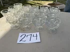  Preview image for Lot# 274 - 16 & 3 glass ice cream dish 