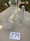  Preview image for Lot# 279 - 2 flower vases, candy dish 