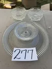  Preview image for Lot# 277 - Glass plate, and various dish 