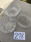  Preview image for Lot# 278 - 3 glass bowls 
