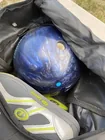  Preview image for Lot# 340 - Bowling ball, shoes size 10.5 
