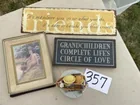  Preview image for Lot# 357 - 3 wall decor; Fishing music b 