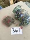  Preview image for Lot# 361 - Car jar marbles; various marb 