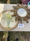  Preview image for Lot# 415 - Round flower pictures & round 