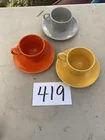  Preview image for Lot# 419 - (4) Fiesta cups and saucers 