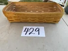  Preview image for Lot# 429 - Longaberger basket V LCI 2003 