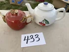  Preview image for Lot# 433 - Apple & cherry teapots 