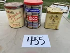  Preview image for Lot# 455 - (3) metal tin:peanut crunch,n 