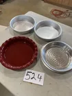  Preview image for Lot# 524 - Pie dish and cake pans 