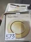  Preview image for Lot# 573 - (2) boxes of 4 charger plates 