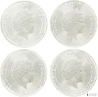  Preview image for Four 2022 Elizabeth II One Ounce Silver 