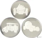  Preview image for Automobiles .999 Fine Silver Medals 6.36 