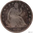  Preview image for Seated Liberty Half Dollar 1876 90% 