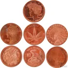  Preview image for Assorted .999 Copper Rounds Lot of 7 