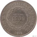  Preview image for 1853 Brazil 1000 Reis Silver Coin 