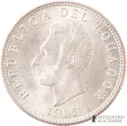  Preview image for 1916 1 Decimo Ecuador Silver Mint Coin 