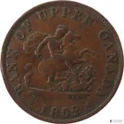  Preview image for 1852 Canada Half Penny Copper Coin 