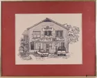  Preview image for Framed Drawing Posey's Oyster Bar Kathy 