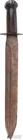  Preview image for Antique Bowie Short Sword with Wood 