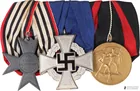  Preview image for Civil Service Spange with Medals WWII 