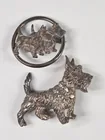  Preview image for Lot# 2 - PAIR OF VINTAGE SCOTTIE DOG PIN 