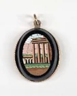  Preview image for Lot# 20 - ANTIQUE MICRO MOSAIC RUINS PIN 