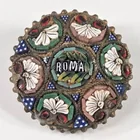  Preview image for Lot# 21 - ANTIQUE "ROMA" MICRO MOSAIC PI 