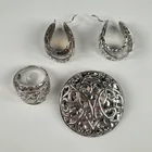  Preview image for Lot# 72 - 925 STERLING SILVER RING, EARR 