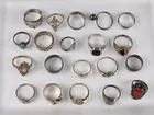  Preview image for Lot# 92 - 20) VARIOUS STERLING SILVER RI 