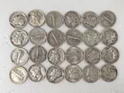 Preview image for Lot# 127 - 24 - MERCURY SILVER DIMES 