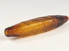  Preview image for Lot# 165 - AMBER GLASS FIGURAL CIGAR WHI 
