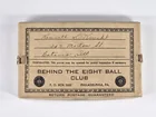  Preview image for Lot# 169 - 1939 BEHIND THE 8 BALL CLUB P 